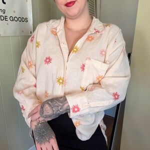 Old Navy Boyfriend Style Button Down Shirt